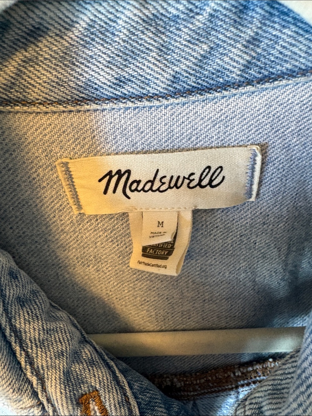Madewell Denim Cropped Boxy Jean Jacket - Picture 4 of 4